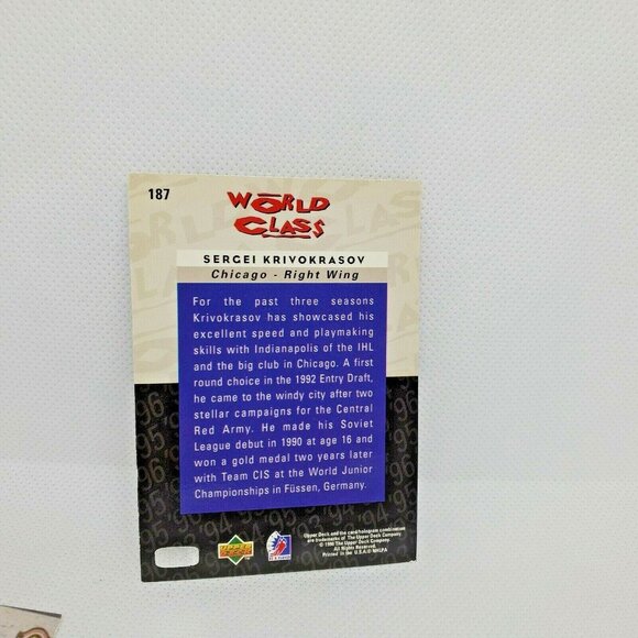 3 Be A Player 1996 Upper Deck World Classic Russian Players NHL Trading Cards - Picture 7 of 10